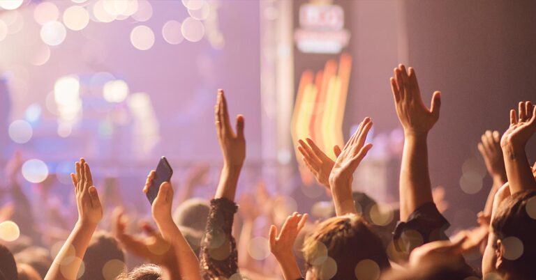 concert hands in the air